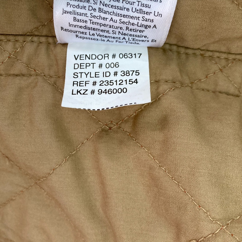 Eddie Bauer | Vintage Corduroy Quilted Jacket Burnt Orange Size XXL - Picture 10 of 13